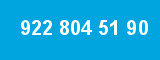 922 804 51 90